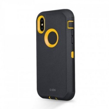 Unbreakable cover with belt clip for iPhone XS/X