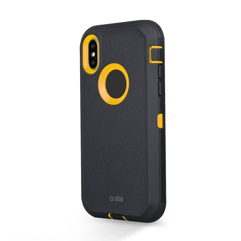 Unbreakable cover with belt clip for iPhone XS/X