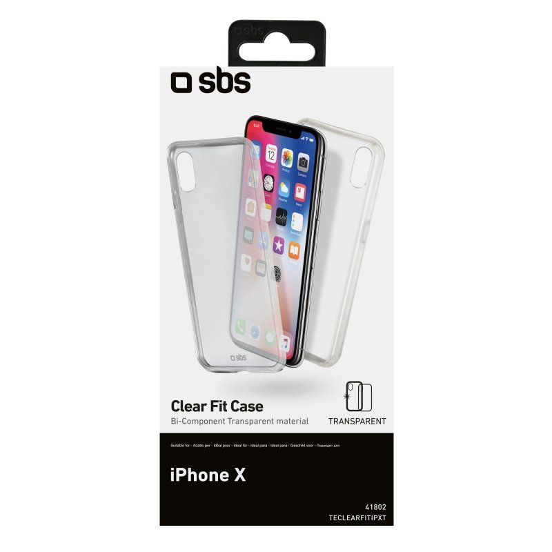 Clear Fit Cover for iPhone XS/X