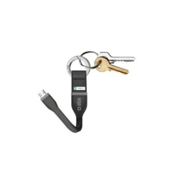 Power and data cable USB - Micro-USB with key chain