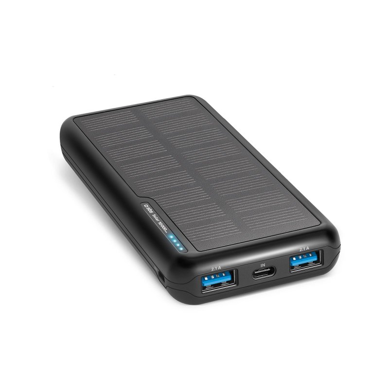 10,000 mAh Solar Power Bank