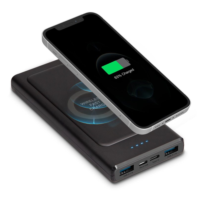 Wireless extra-slim 10 Watts Powerbank