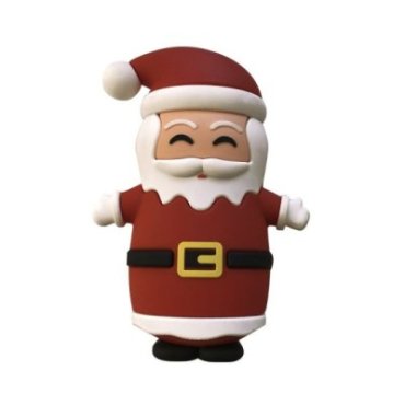 Christmas power bank with Santa Claus design