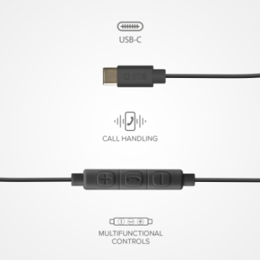 Studio Mix 65c - Wired semi-in-ear earphones with USB-C connector