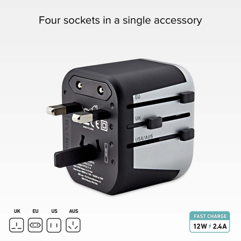 Universal Travel Adapter 12W