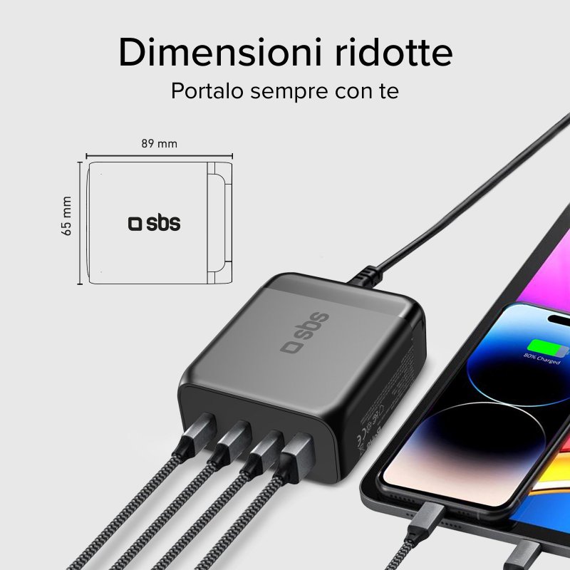 200 Watt GaN charging station