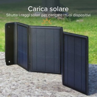 Foldable 30-watt solar panel