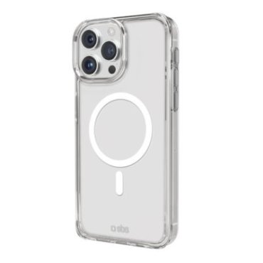 Rigid transparent case compatible with MagSafe charging for iPhone 16 Pro Max