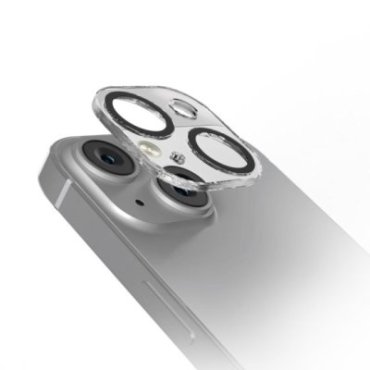 Cristal de cámara para iPhone 14/14 Plus, con material D3O