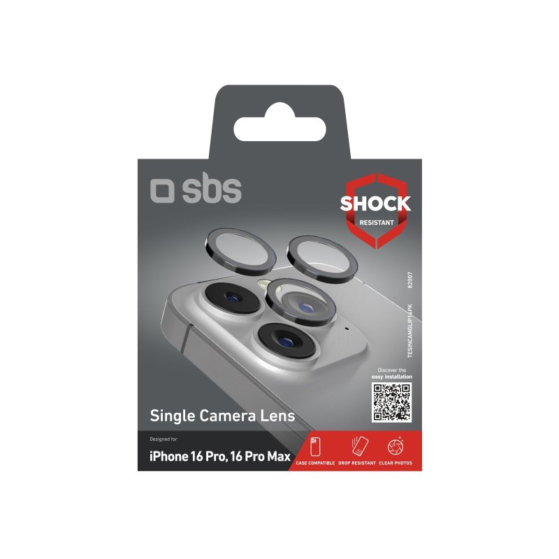 Single protective lenses for camera