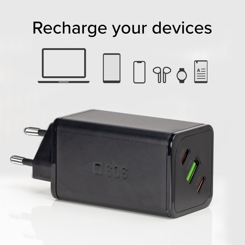 65-watt GaN charger with Power Delivery (PD)