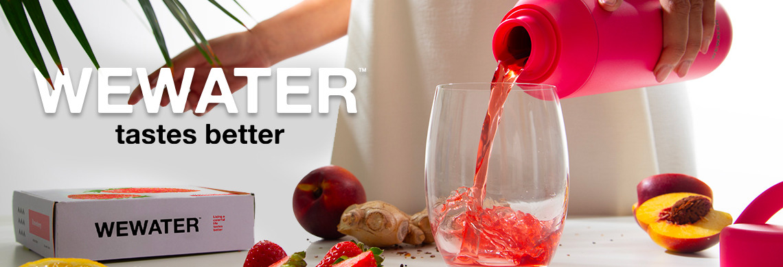 WEWATER: trasforma l'idratazione quotidiana in un'abitudine gustosa e sana