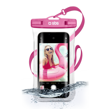 Waterproof case with selfie...